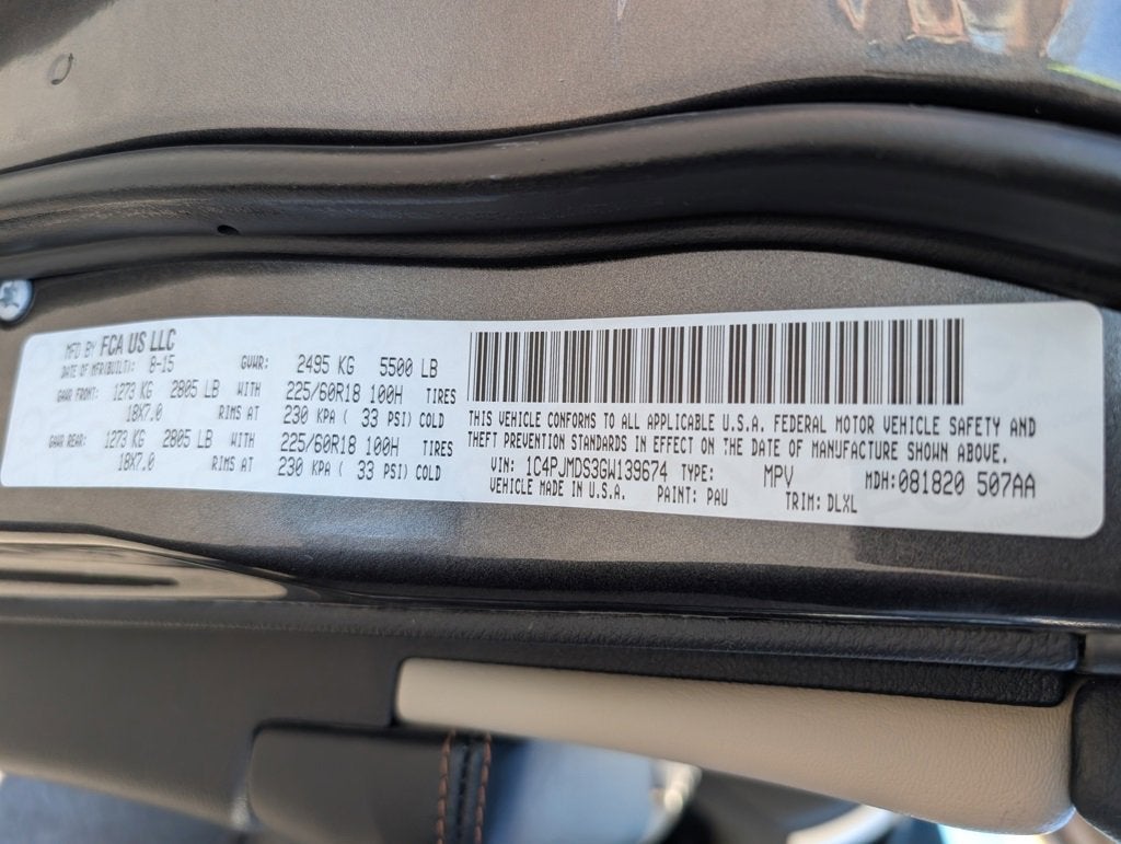 2016 Jeep Cherokee Limited