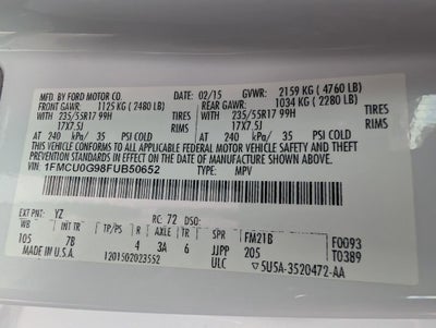 2015 Ford Escape SE
