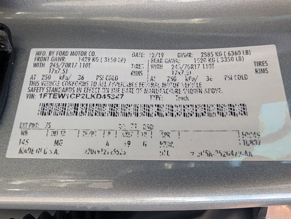 2020 Ford F-150 XL