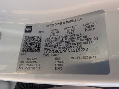 2022 Chevrolet Colorado LT