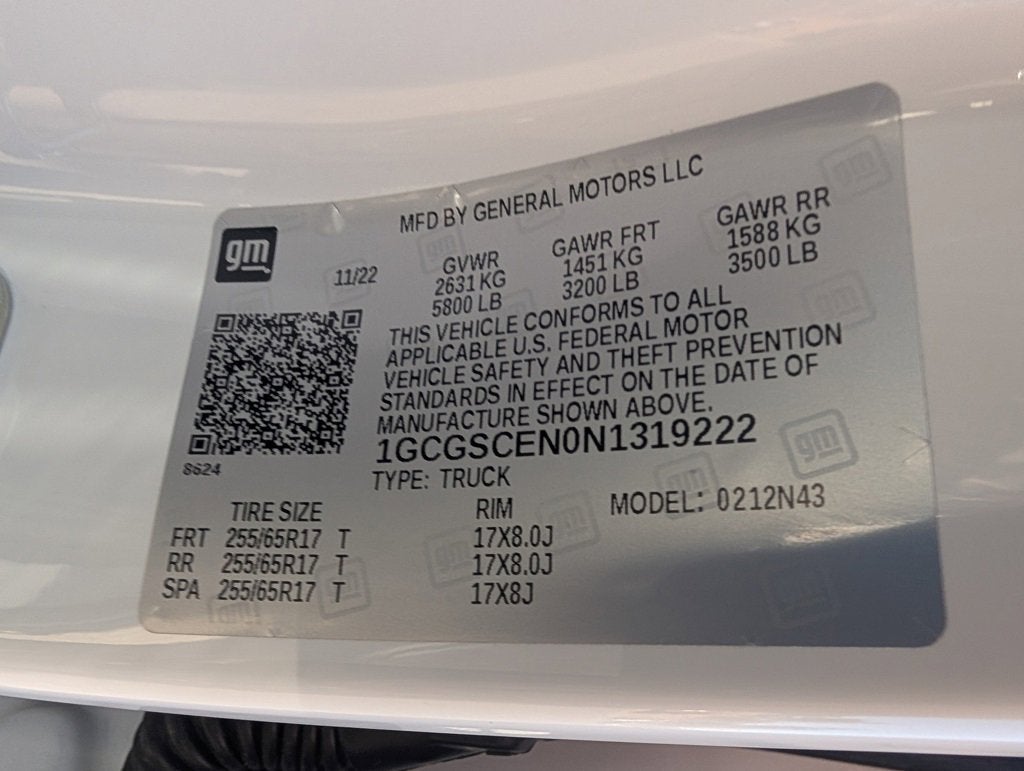 2022 Chevrolet Colorado LT