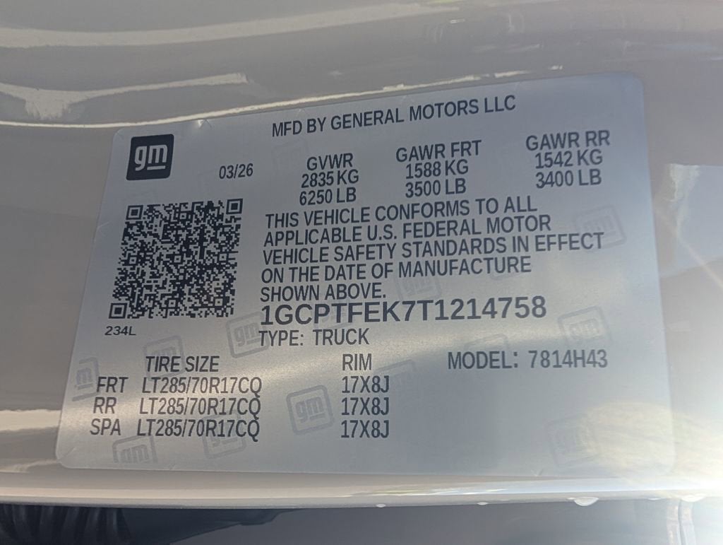 2026 Chevrolet Colorado ZR2