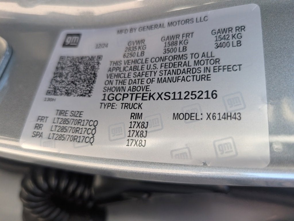 2025 Chevrolet Colorado ZR2