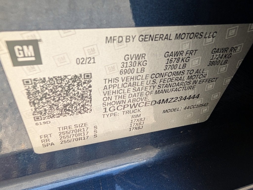 2021 Chevrolet Silverado 1500 LT