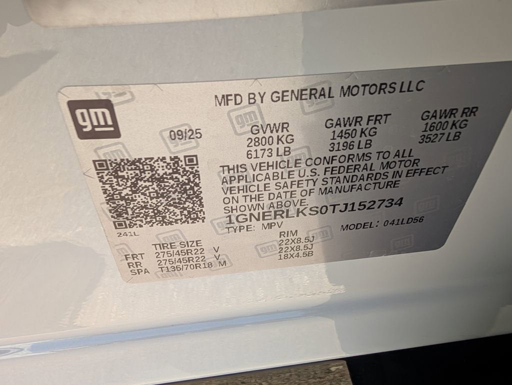 2026 Chevrolet Traverse RS