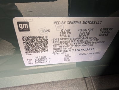 2025 Chevrolet Suburban RST