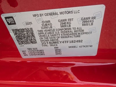 2026 GMC Sierra 2500 HD SLE