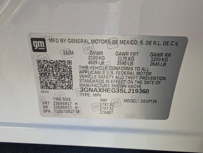 2025 Chevrolet Equinox LT