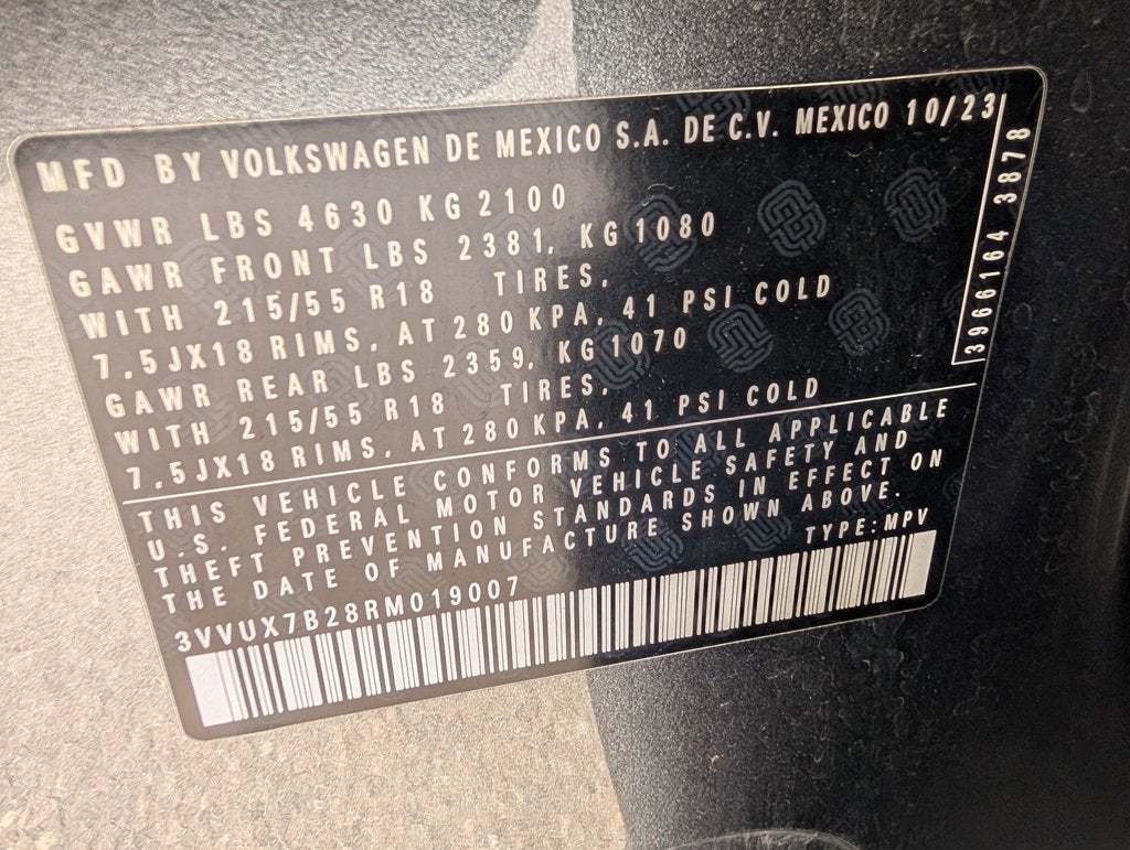 2024 Volkswagen Taos 1.5T SE