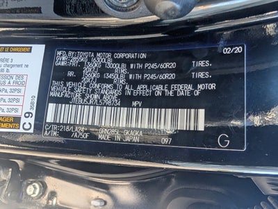 2020 Toyota 4Runner Limited