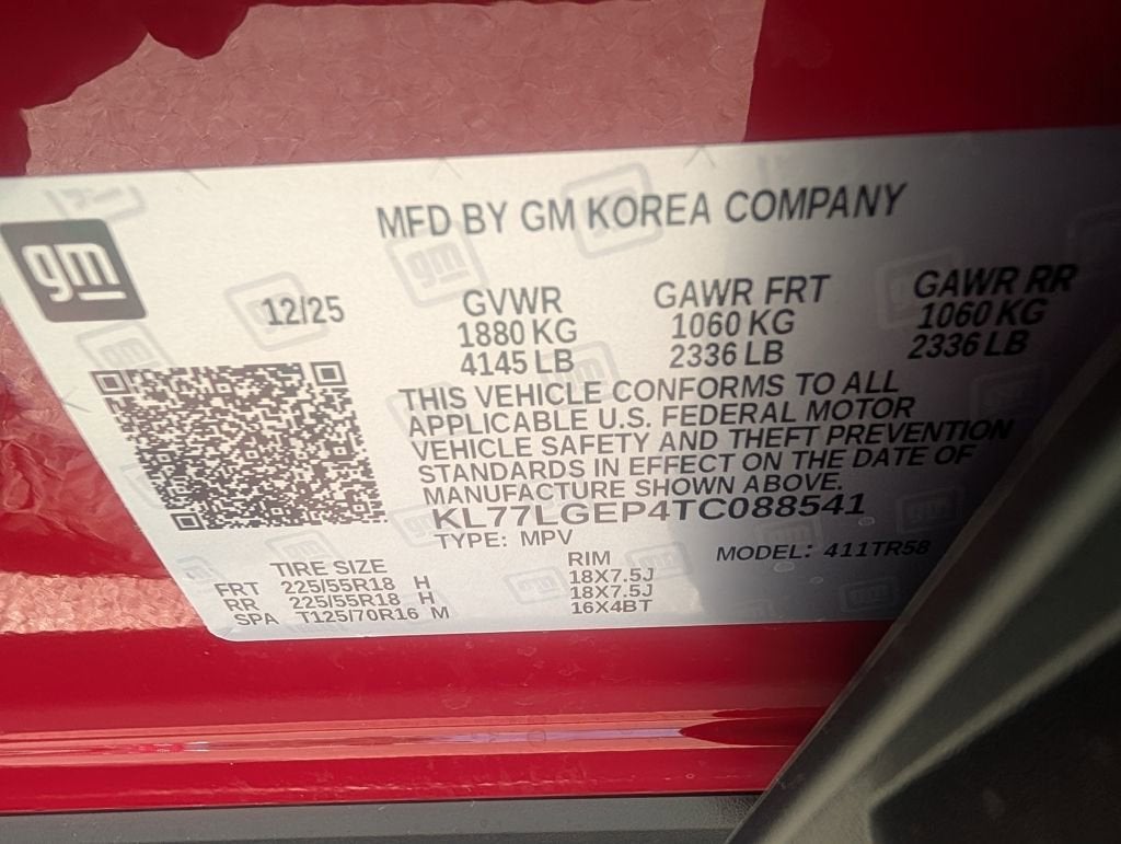 2026 Chevrolet Trax 1RS