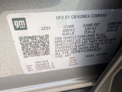 2026 Chevrolet Trax 2RS