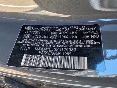 2025 Hyundai Elantra Hybrid Blue