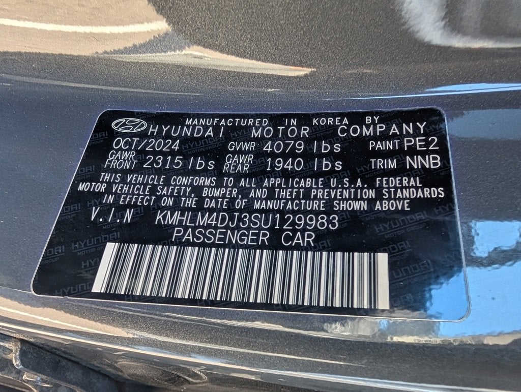 2025 Hyundai Elantra Hybrid Blue