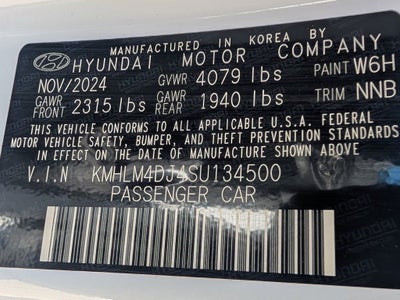 2025 Hyundai Elantra Hybrid Blue