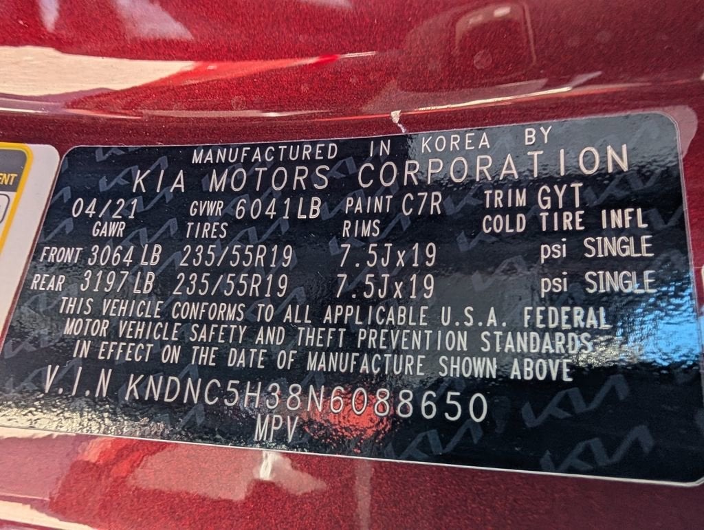 2022 Kia Carnival MPV EX