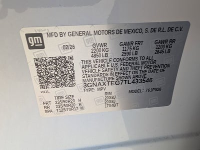 2026 Chevrolet Equinox RS