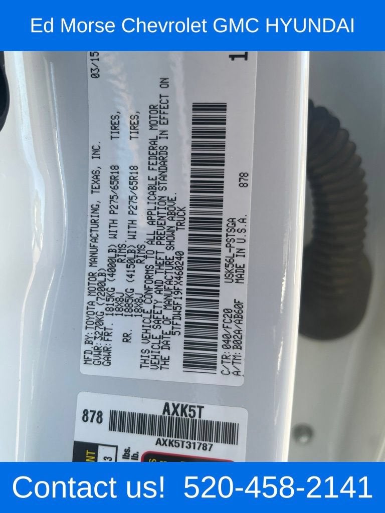 2015 Toyota Tundra 4WD Truck SR5