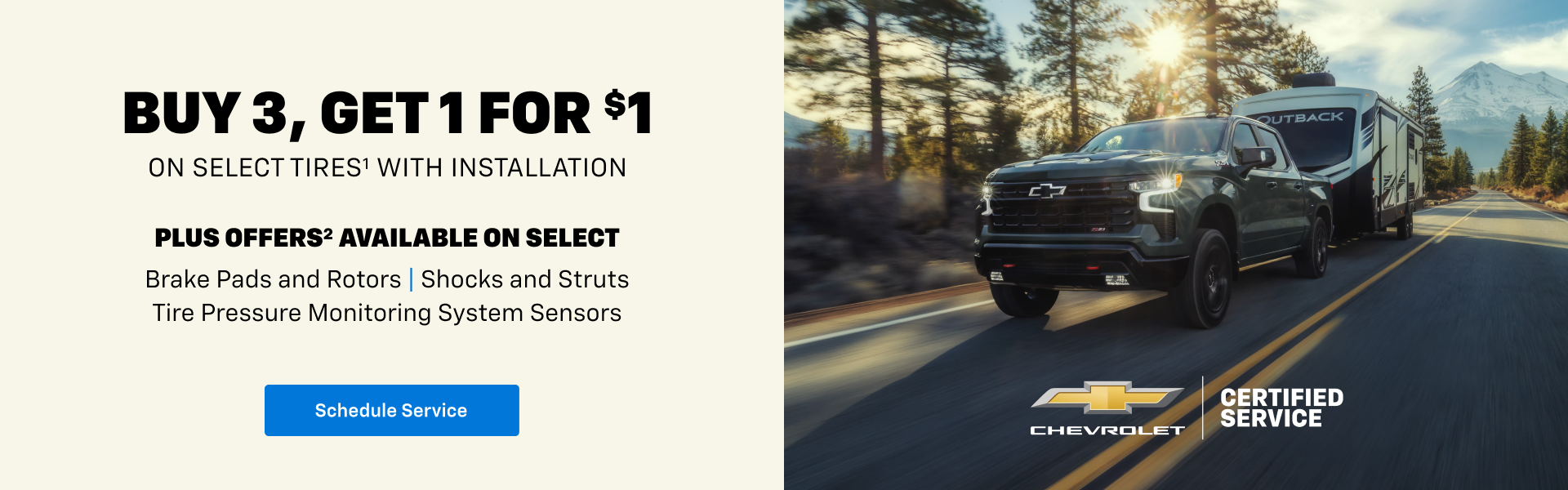 Buy 3 Tires ,Get 1 For $1 at Ed Morse Chevrolet - Sierra Vista in SIERRA VISTA AZ