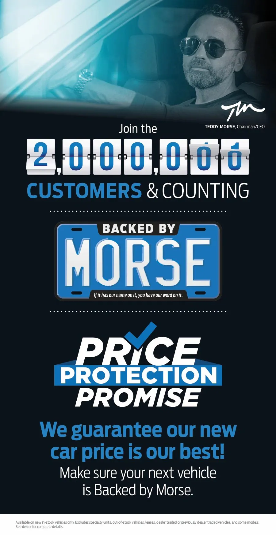 join the 2,000,000 customers and counting, price protection promise banner Ed Morse Chevrolet GMC - Sierra Vista in SIERRA VISTA AZ